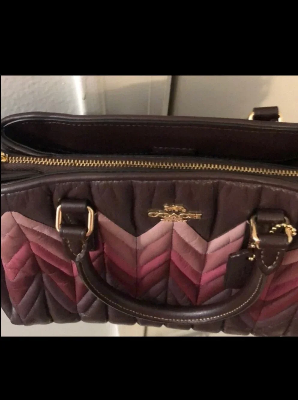 COACH MINI SAGE OMBRE' CARRYALL - Picture 6 of 11